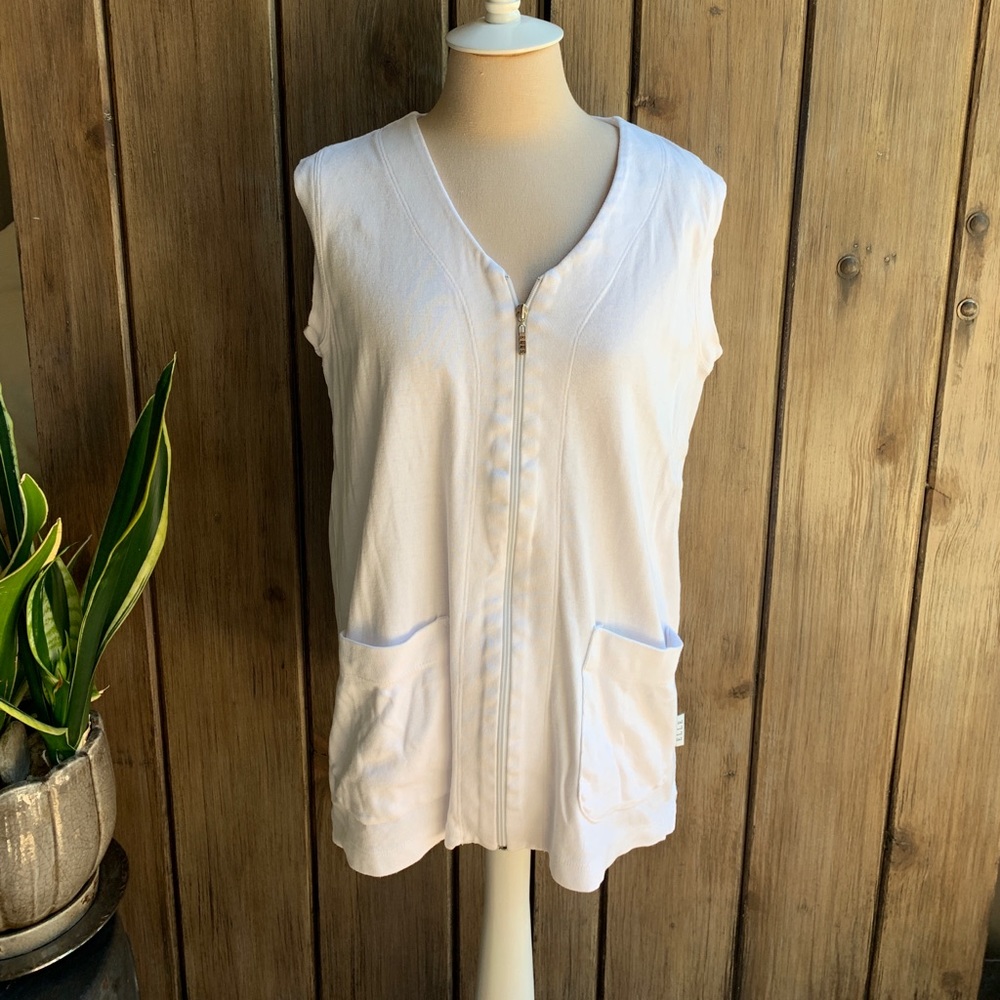 Elle • white Coverup 💯% Cotton